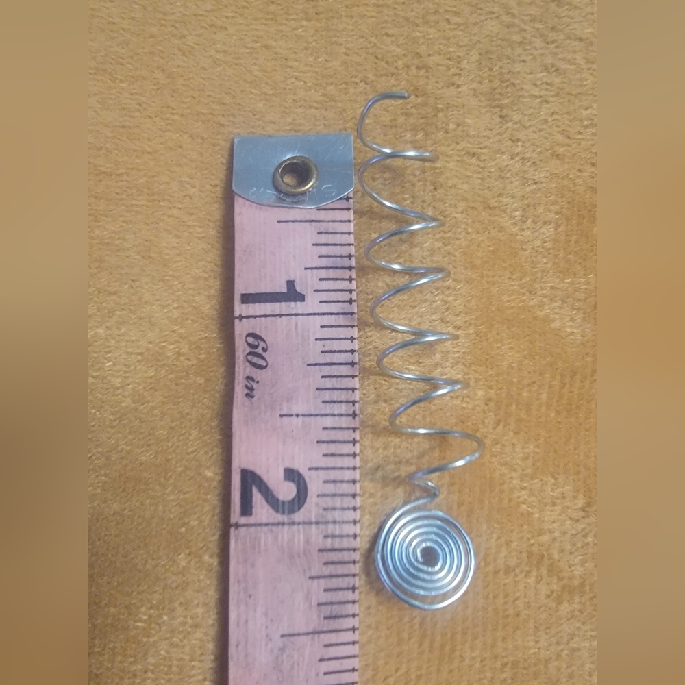 Silver Coil Hair Spring Accessory